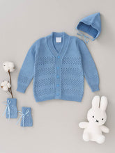 Little Angels Ready for Hugs Sweater Set Sweater Sets Ready for Hugs Sweater Set 0-3 M / Blue
